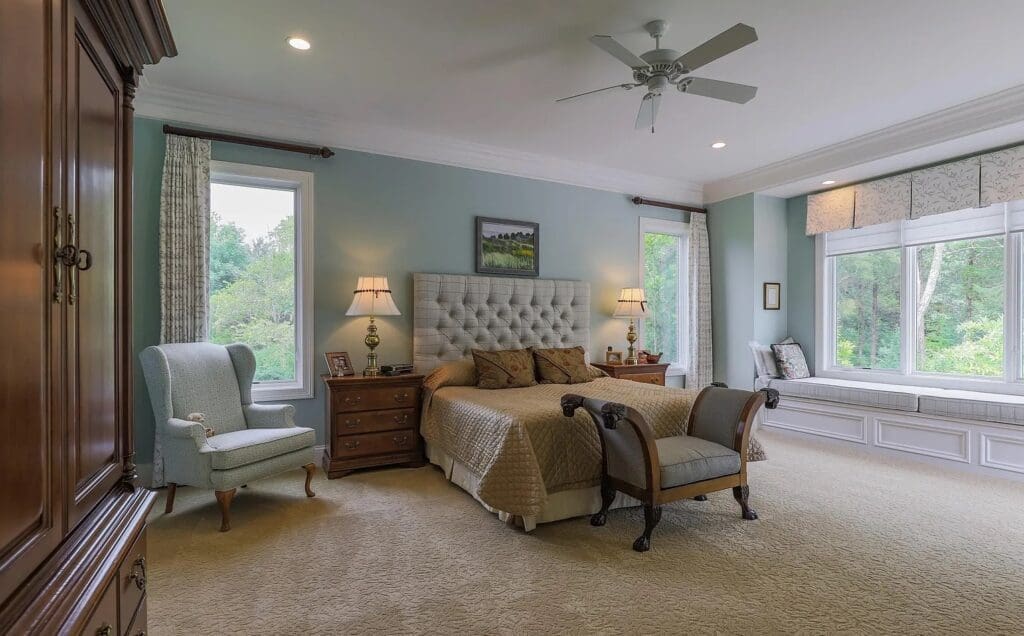 English Cottage Primary Bedroom